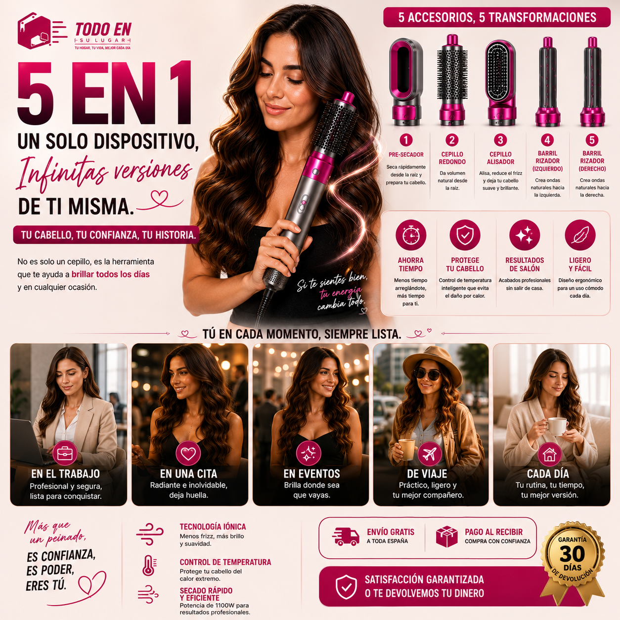 Cepillo 5en1