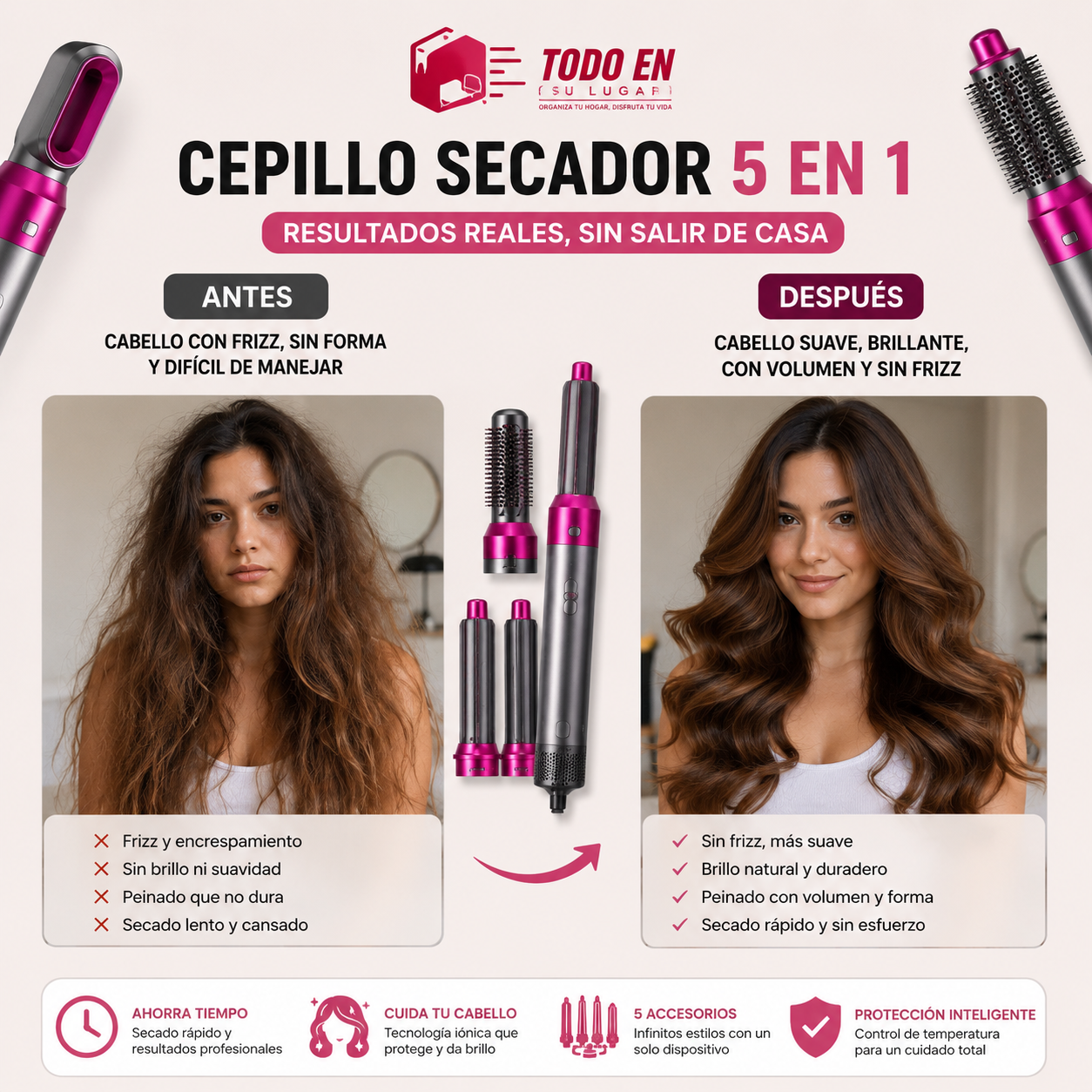 Cepillo 5en1