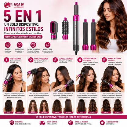 Cepillo 5en1