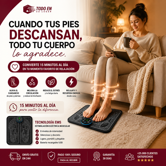 Masajeador de pies ems