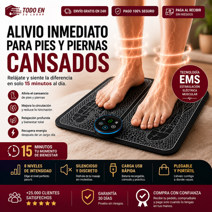 Masajeador de pies ems